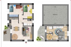 DUPLEX DI 122 MQ CON GARAGE E P. AUTO – NUOVA COSTRUZIONE DUPLEX DI 122 MQ CON GARAGE E P. AUTO – NUOVA COSTRUZIONE